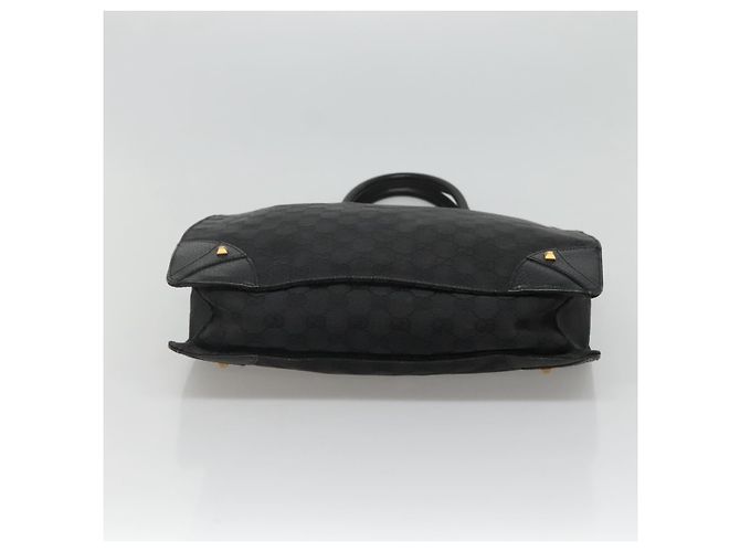 GUCCI GG Canvas Tote Bag Schwarz 120898 Auth nb109 - Ansicht 9