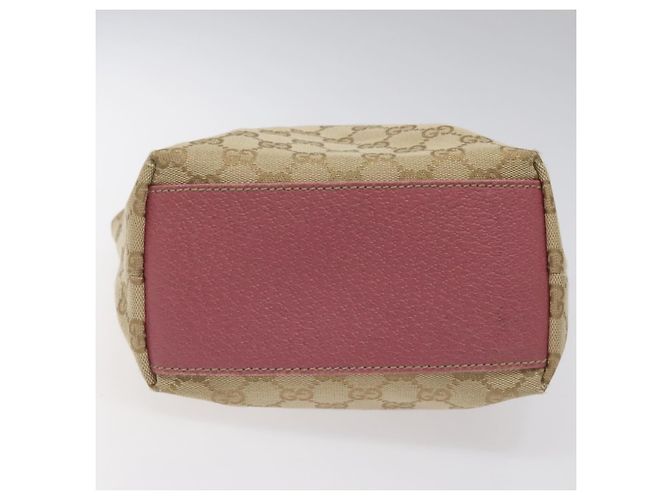 GUCCI GG Canvas Tote Bag Beige Pink Auth nb054 - Ansicht 9