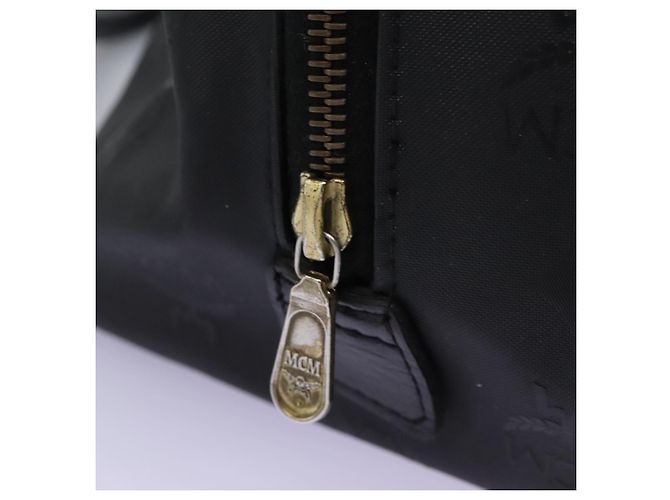 Borsa a mano MCM Vicetos Logogram in PVC 2 vie nera e oro Auth JB035 Nero D'oro - vista 16