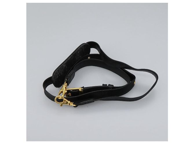 Borsa a mano MCM Vicetos Logogram in PVC 2 vie nera e oro Auth JB035 Nero D'oro - vista 23
