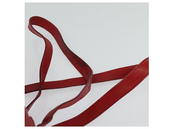 Zaino in pelle Gucci Bamboo Rosso Oro 003 3444 0030 Auth nb203 D'oro - vista 10