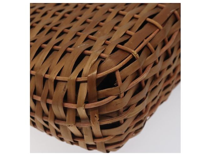 FENDI Strohhandschuh Raffia Braun Auth mr1096 - Ansicht 10