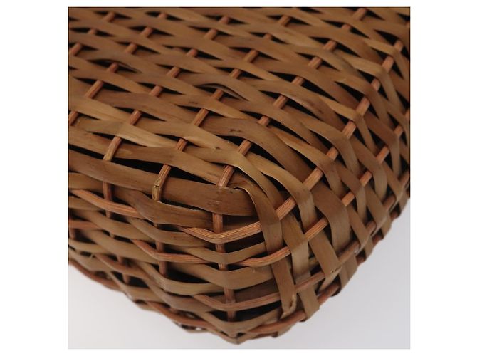FENDI Strohhandschuh Raffia Braun Auth mr1096 - Ansicht 14