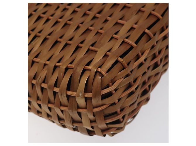FENDI Strohhandschuh Raffia Braun Auth mr1096 - Ansicht 15