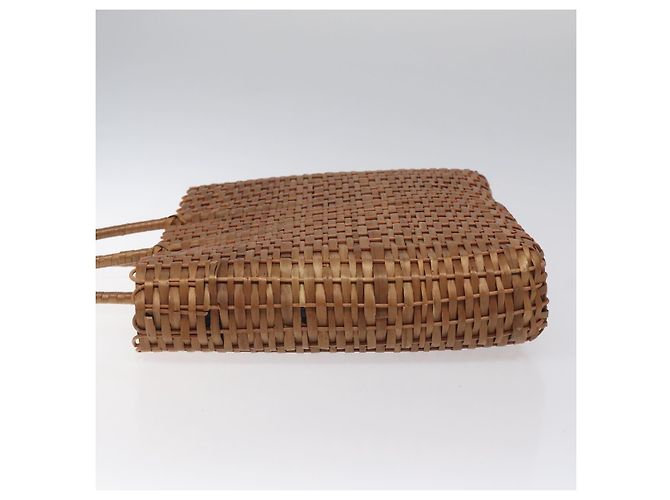FENDI Strohhandschuh Raffia Braun Auth mr1096 - Ansicht 5
