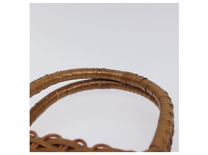 FENDI Strohhandschuh Raffia Braun Auth mr1096 - Ansicht 9