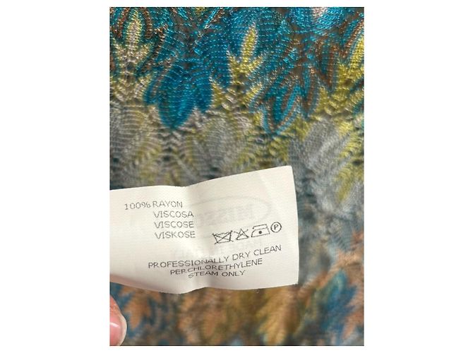 MISSONI Kleid T.IT 42 Viskose Mehrfarben - Ansicht 7