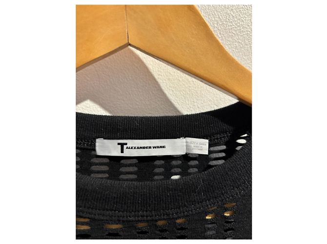 Vestido ALEXANDER WANG T. Internacional XS Algodón Negro - vista 3