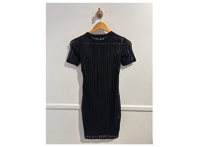 Vestido ALEXANDER WANG T. Internacional XS Algodón Negro - vista 4
