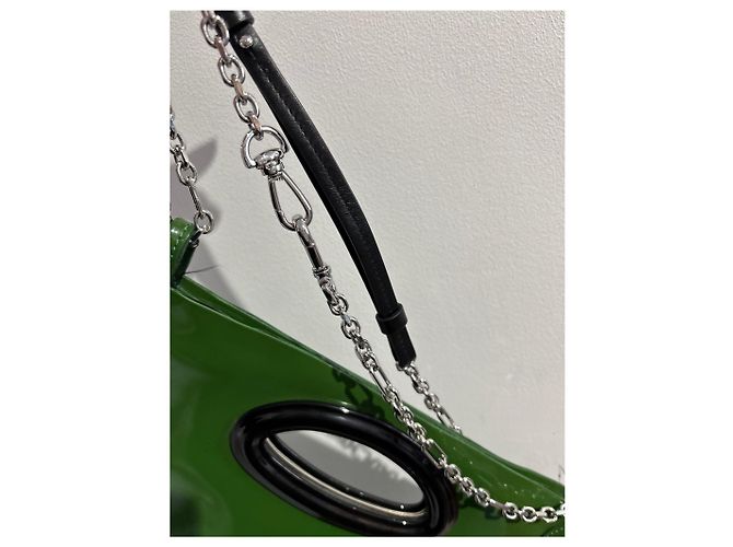 MARNI Borse T. Pelle Verde - vista 4