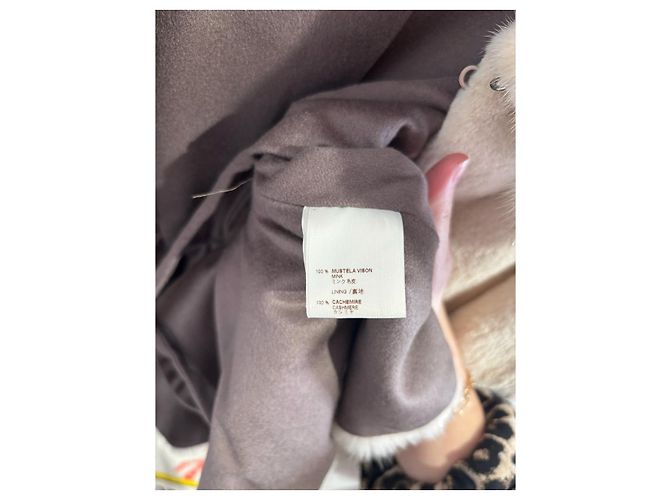 Abrigos LOUIS VUITTON T.International L Visón Beige - vista 7