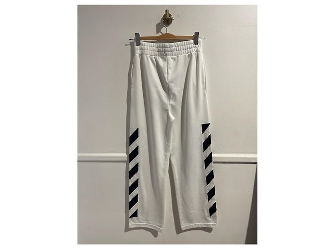 Off White Pantalones OFF-WHITE T.International XS Algodón Blanco - vista 3