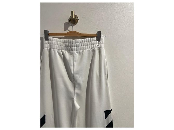 Off White Pantalones OFF-WHITE T.International XS Algodón Blanco - vista 4