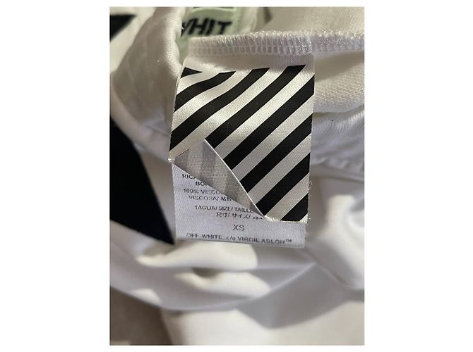 Off White Pantalones OFF-WHITE T.International XS Algodón Blanco - vista 7