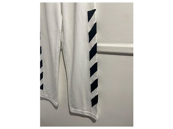 Off White Pantalones OFF-WHITE T.International XS Algodón Blanco - vista 8