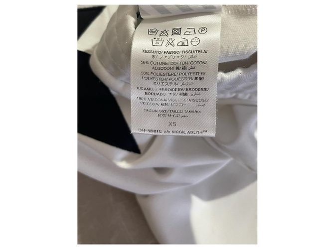 Off White Pantalones OFF-WHITE T.International XS Algodón Blanco - vista 9