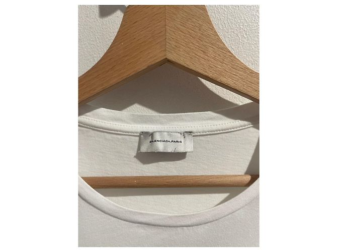BALENCIAGA Tops T.International S Baumwolle Weiß - Ansicht 5