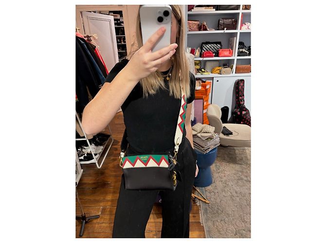 PRADA Handbags T.  Leather Black - view 10