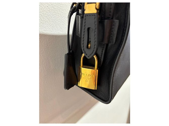 PRADA Handbags T.  Leather Black - view 11