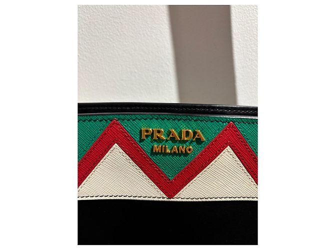 PRADA Handbags T.  Leather Black - view 13