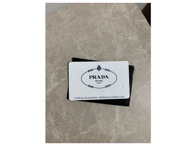 PRADA Handbags T.  Leather Black - view 7
