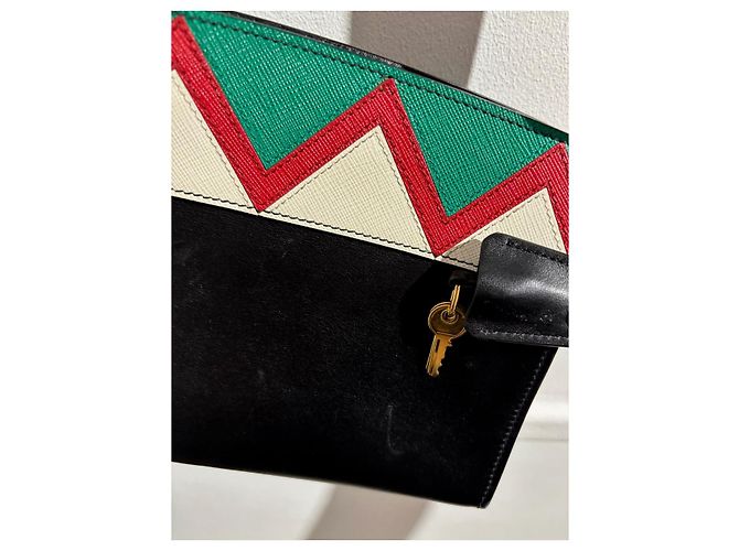 PRADA Handbags T.  Leather Black - view 9