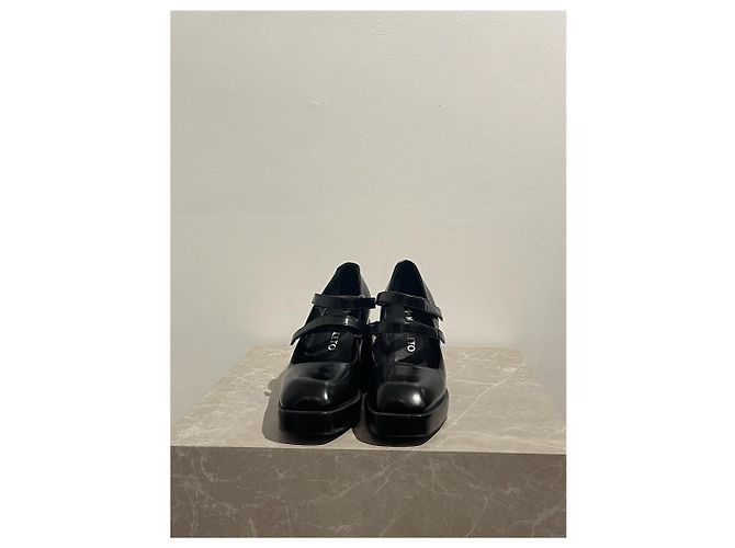 NODALETO Absätze T.EU 37 Leder Schwarz - Ansicht 3
