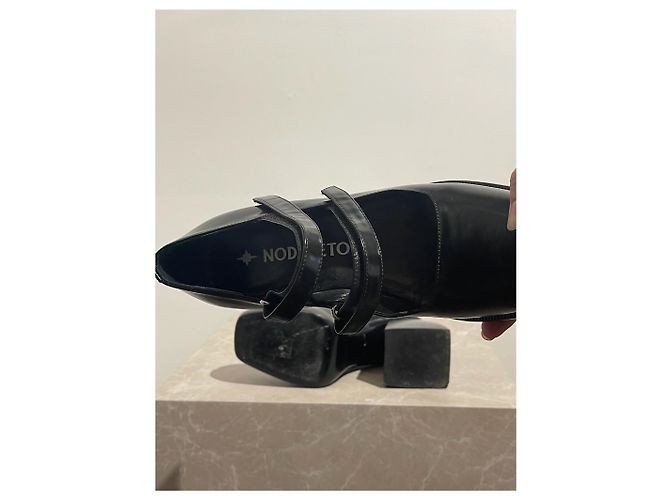 NODALETO Absätze T.EU 37 Leder Schwarz - Ansicht 6