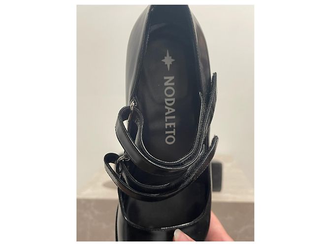 NODALETO Absätze T.EU 37 Leder Schwarz - Ansicht 8
