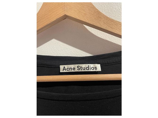 ACNE STUDIOS Tops T.International S Algodón Negro - vista 4