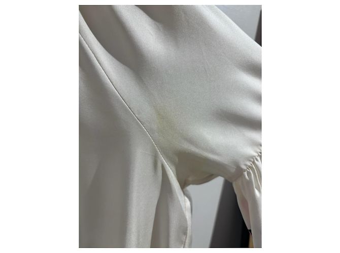 THOMAS WYLDE Kleider T.International S Seide Weiß - Ansicht 8