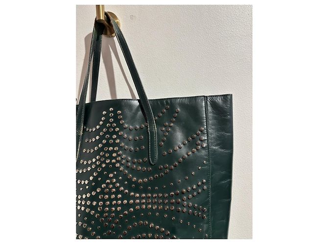 Alaïa Borse ALAIA T. Pelle Verde - vista 2