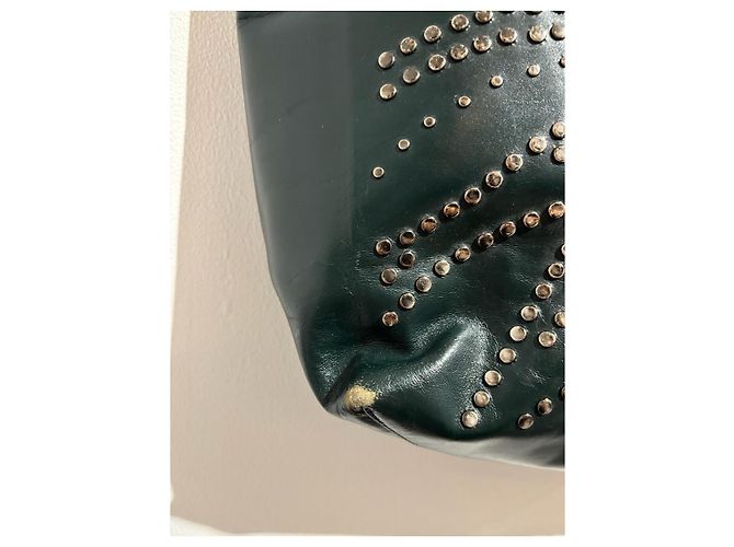 Alaïa Borse ALAIA T. Pelle Verde - vista 6