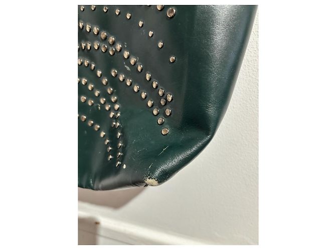 Alaïa Borse ALAIA T. Pelle Verde - vista 7