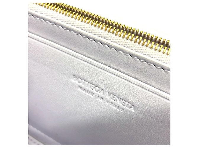 Cartera larga de cuero morado Bottega Veneta Púrpura - vista 13
