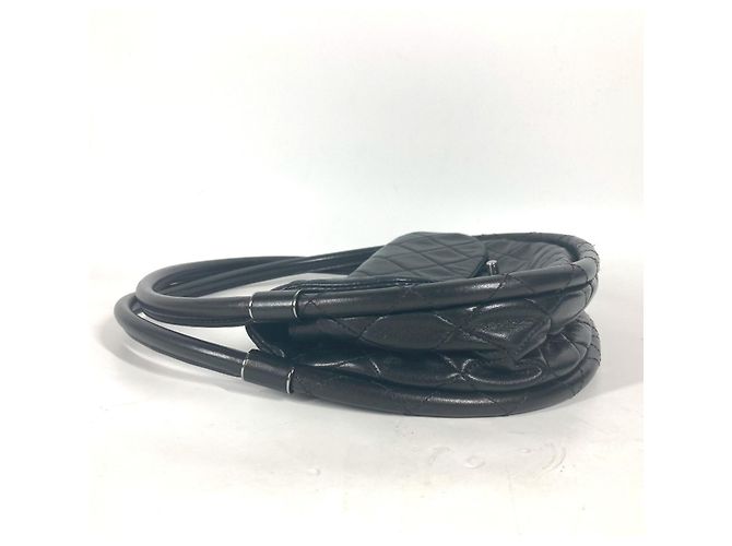Borsa Chanel Hula Hoop Matelassé CC Nero - vista 4