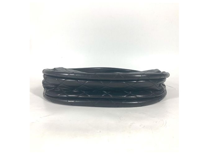 Borsa Chanel Hula Hoop Matelassé CC Nero - vista 5