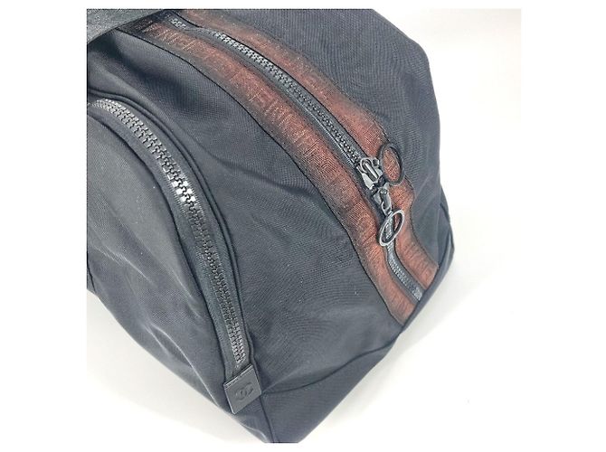 Borsa Chanel A19977 Sport CC Coco Mark Nero - vista 10
