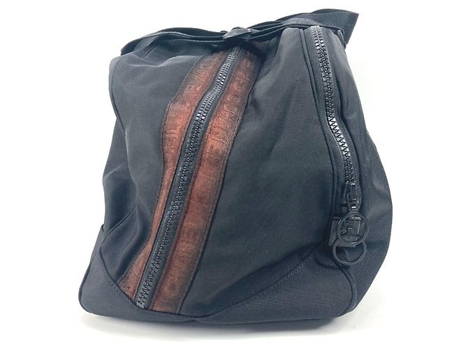 Borsa Chanel A19977 Sport CC Coco Mark Nero - vista 4