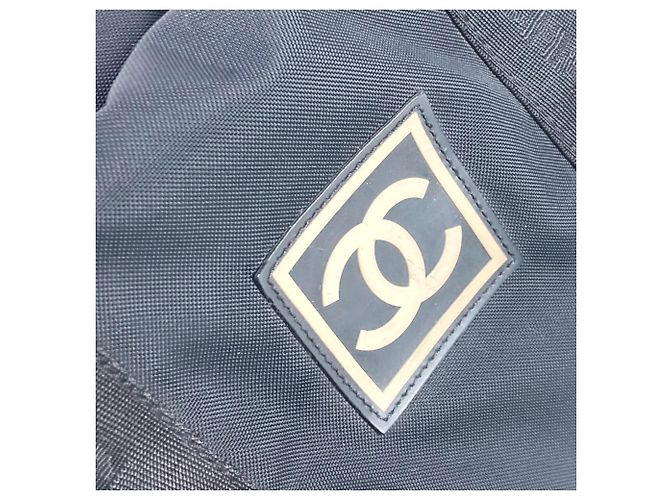 Borsa Chanel A19977 Sport CC Coco Mark Nero - vista 9