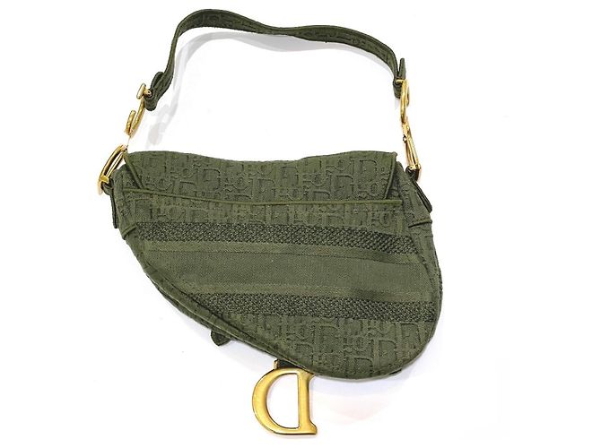 Borsa Saddle Khaki Christian Dior Cachi - vista 2