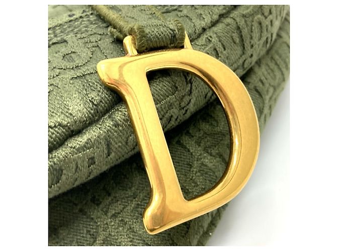 Borsa Saddle Khaki Christian Dior Cachi - vista 3