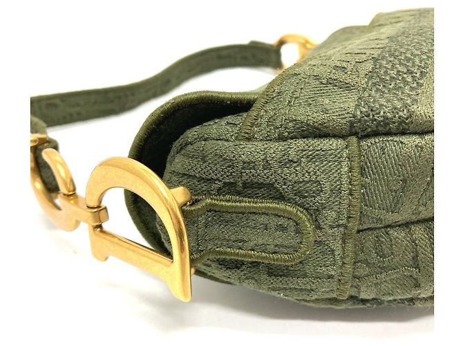 Borsa Saddle Khaki Christian Dior Cachi - vista 5