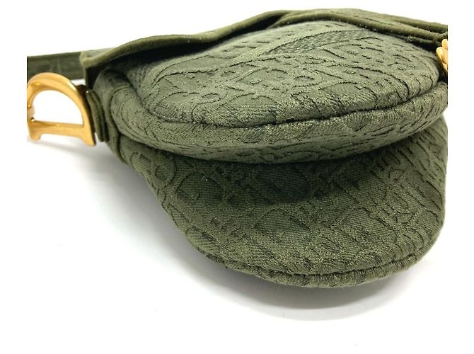 Borsa Saddle Khaki Christian Dior Cachi - vista 6