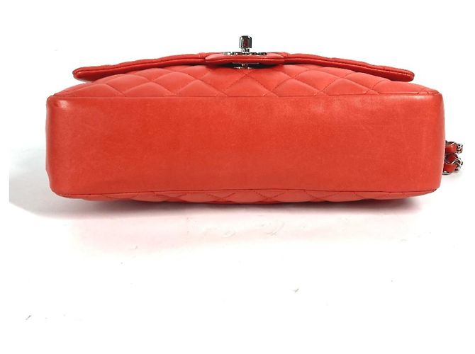 Chanel Rote Lammleder Schultertasche - Ansicht 5