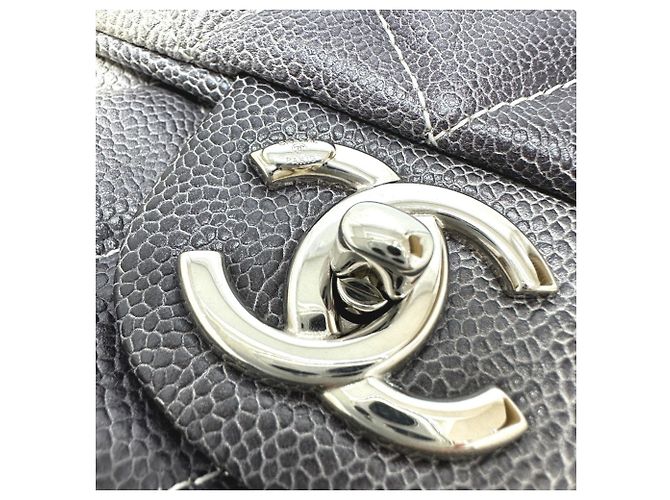 Borsa a catena trapuntata Chanel CC Coco Mark Bianco - vista 6