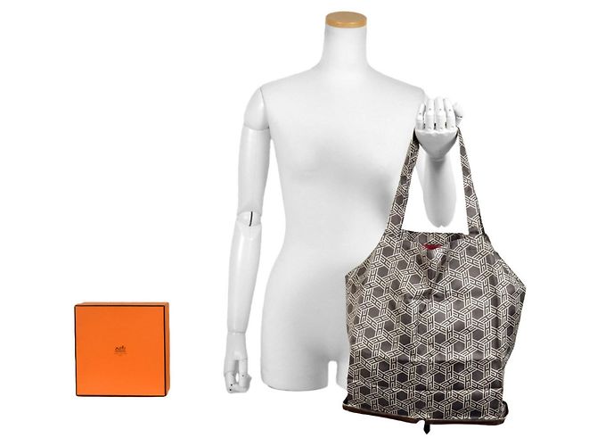 Hermès Bolsa Eco Silky Pop de Hermes en Marrón Oscuro - vista 8