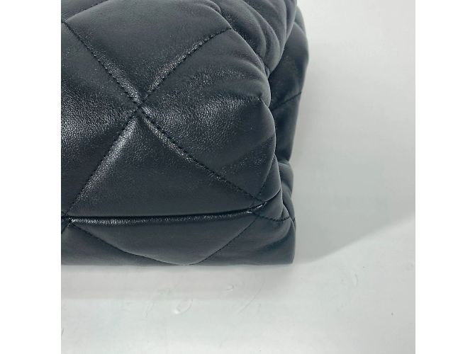 Chanel AS3502 Schultertasche aus gestepptem Lammleder Schwarz - Ansicht 7