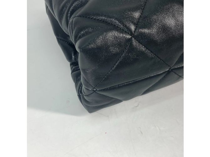 Chanel AS3502 Schultertasche aus gestepptem Lammleder Schwarz - Ansicht 8