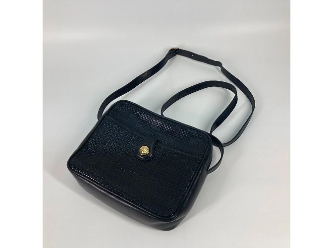 Céline Celine Vintage Carriage Hardware Tasche Schwarz - Ansicht 10